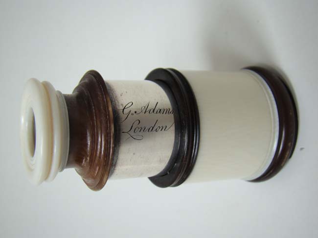 A Fine and RARE Ivory Monocular signed 'George Adams, London' circa 1770 — image 2